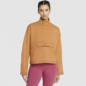 Nike sportswear swoosh 1/2 zip fleece sweater top size 1X